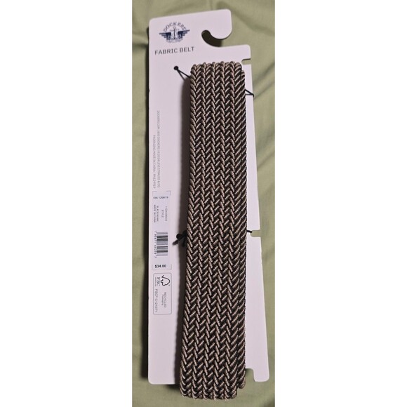 Dockers black/khaki fabric belt L/XL - Picture 2 of 4
